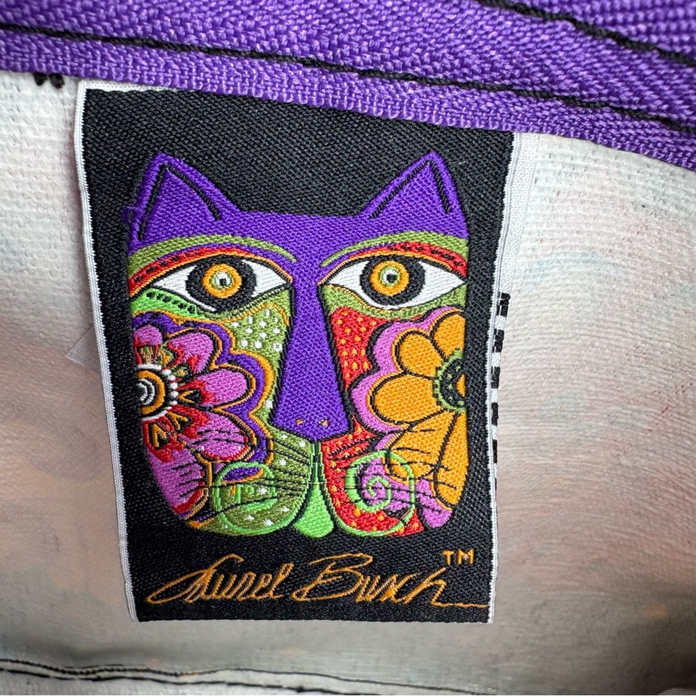 Laurel Burch Three Cats Pouch - Picture 8 of 9